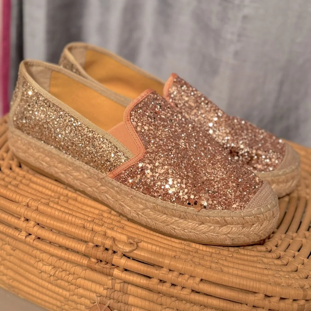 VIDORRETA  Glitter | Gold & Rosegold | Shoes Size 40